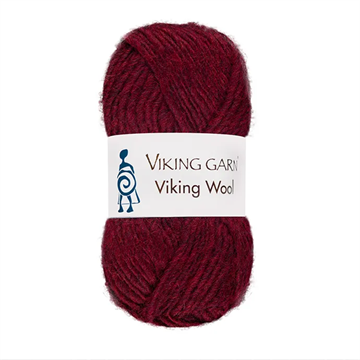 Viking Wool fv 555 Mørkerød